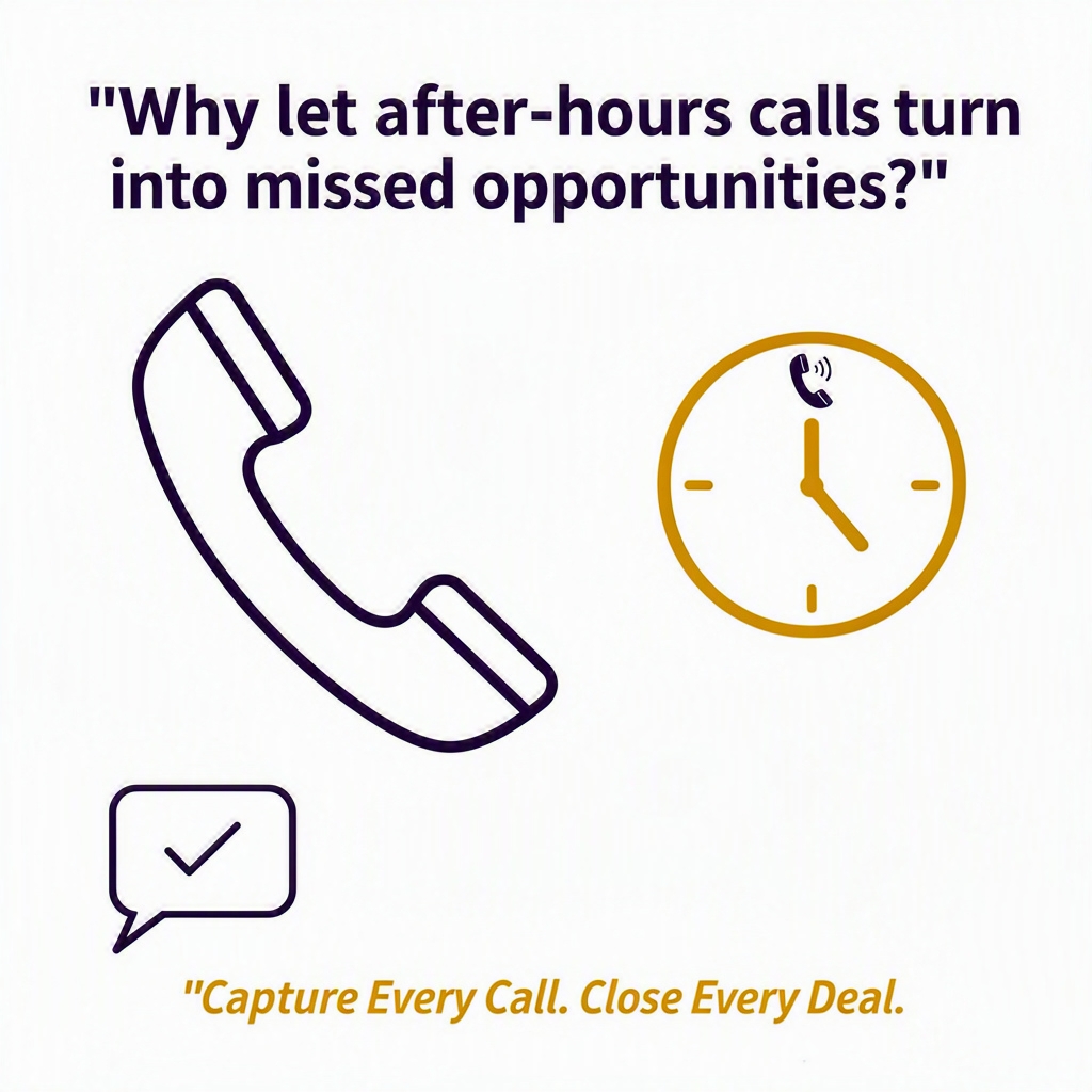 Business phone system handling after-hours calls to capture leads and improve customer experience