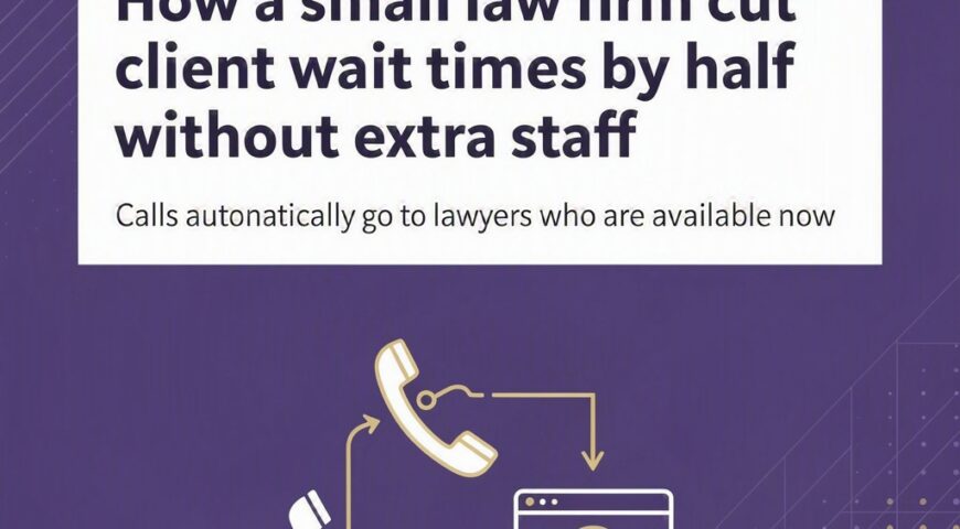 How Call Routing for Law Firms Cuts Client Wait Times by 50%