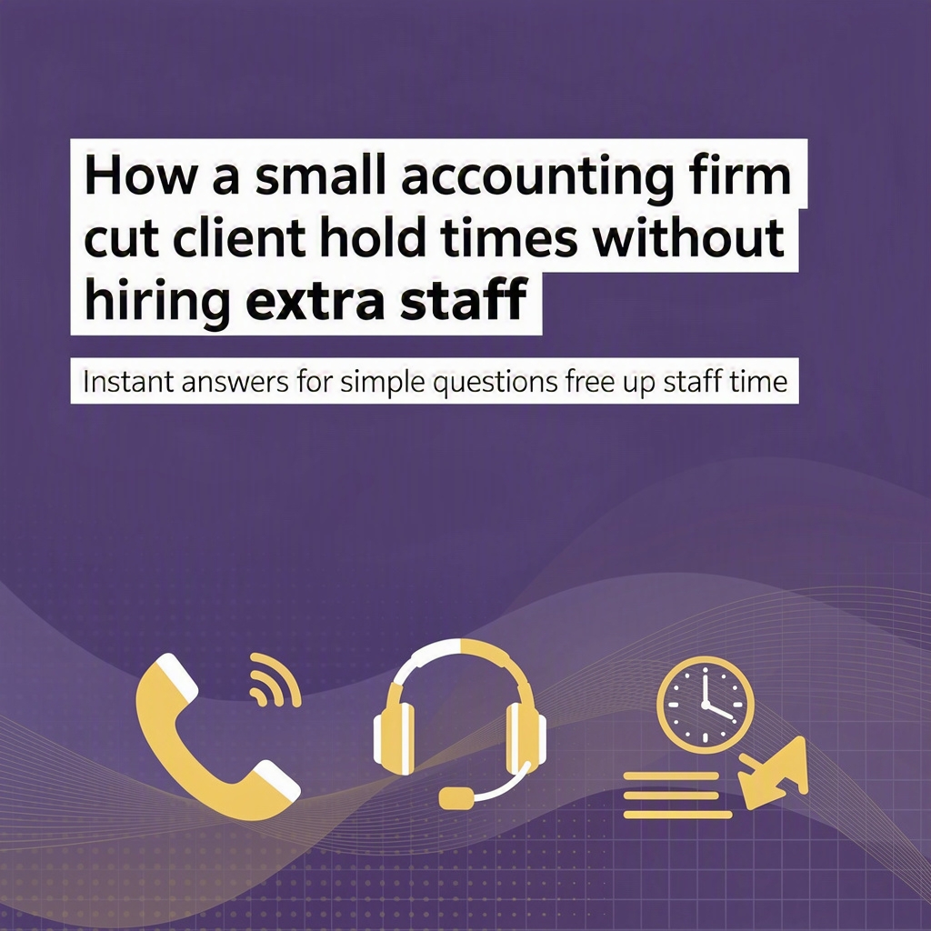 Cut Client Hold Times with IVR Self-Service for Accounting Firms
