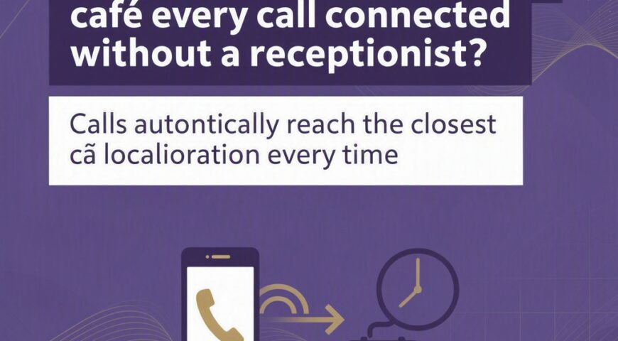Efficient Call Routing for Multi-Branch Cafés Without a Receptionist