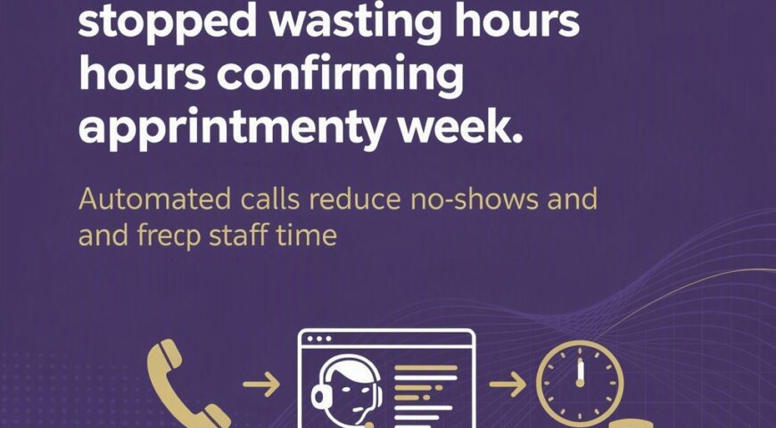 How Automated Reminder Calls Reduce No-Shows for Clinics