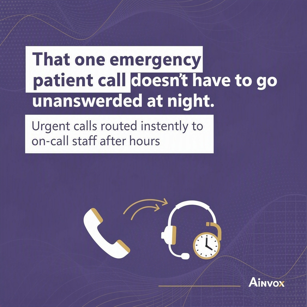 Efficient After-Hours Call Routing for Clinics That Never Miss Urgent Calls