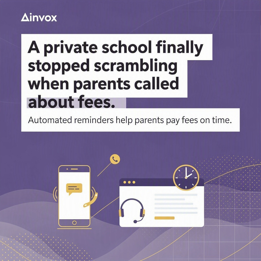 Automated Fee-Due Reminder Calls to Improve School Payment Timeliness