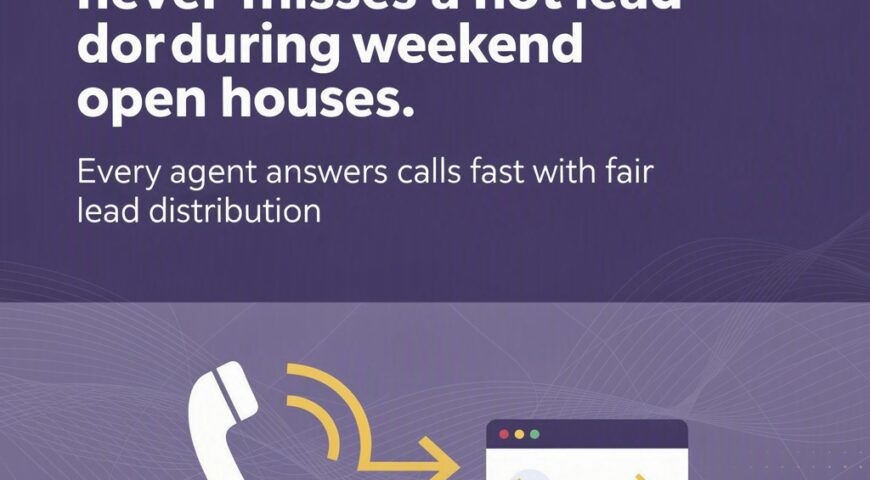 Efficient Call Routing for Real Estate Leads During Open Houses