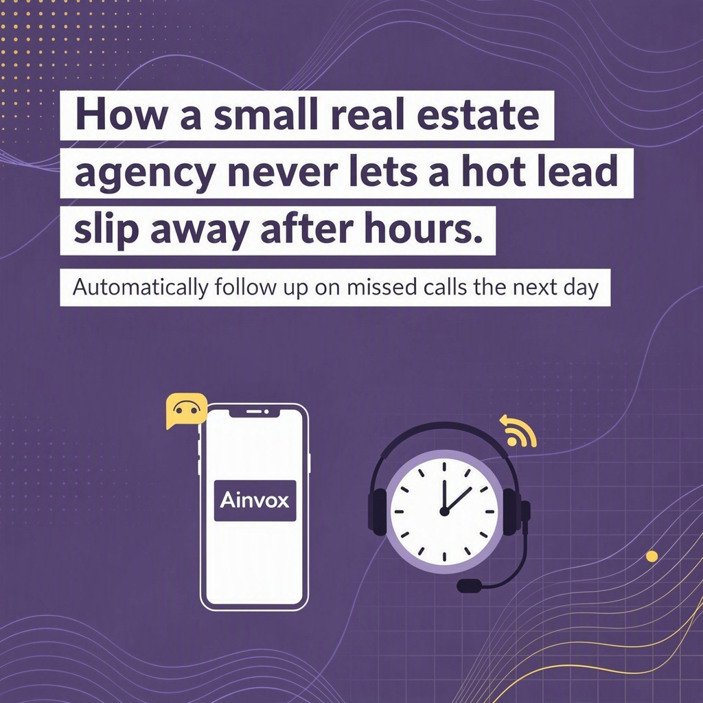 Never Miss Real Estate Leads with Missed-Call Follow-Up Automation